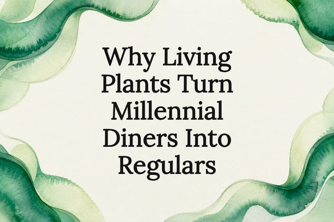 Why Living Plants Turn Millennial Diners Into Regulars