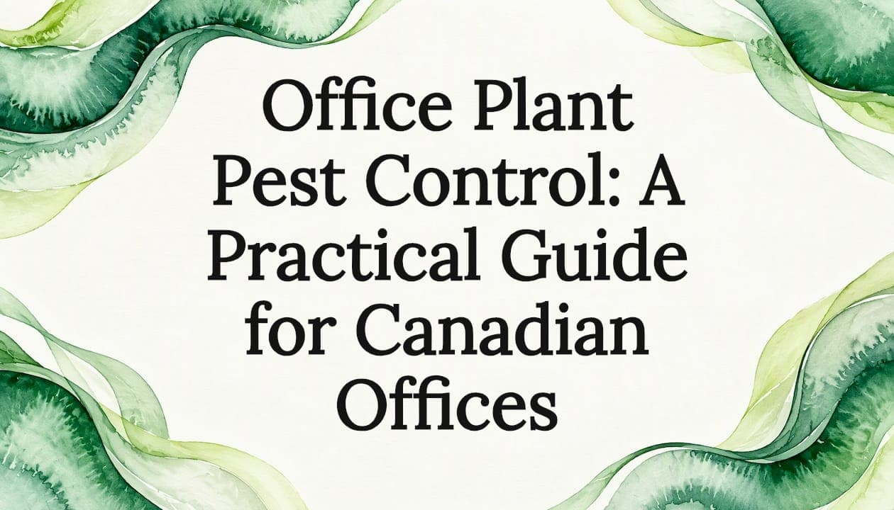 Office Plant Pest Control: A Practical Guide for Canadian Offices