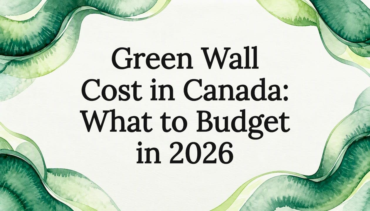 Green Wall Cost in Canada: What to Budget in 2026