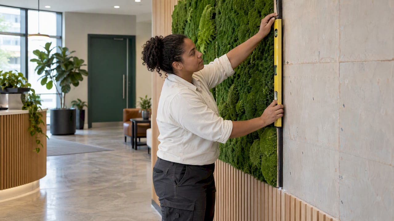 Moss Wall Installation: Steps, Prep and What to Expect